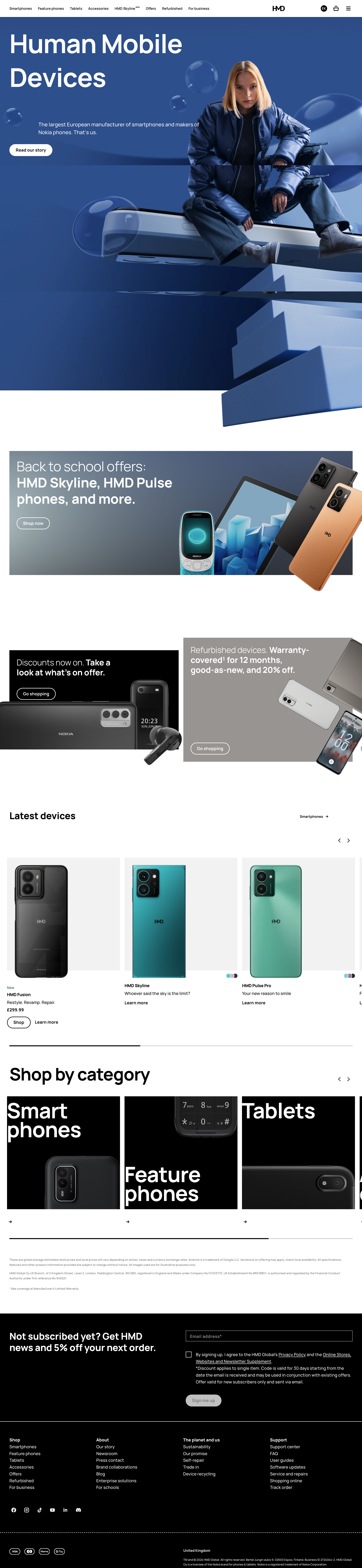 HMD Homepage